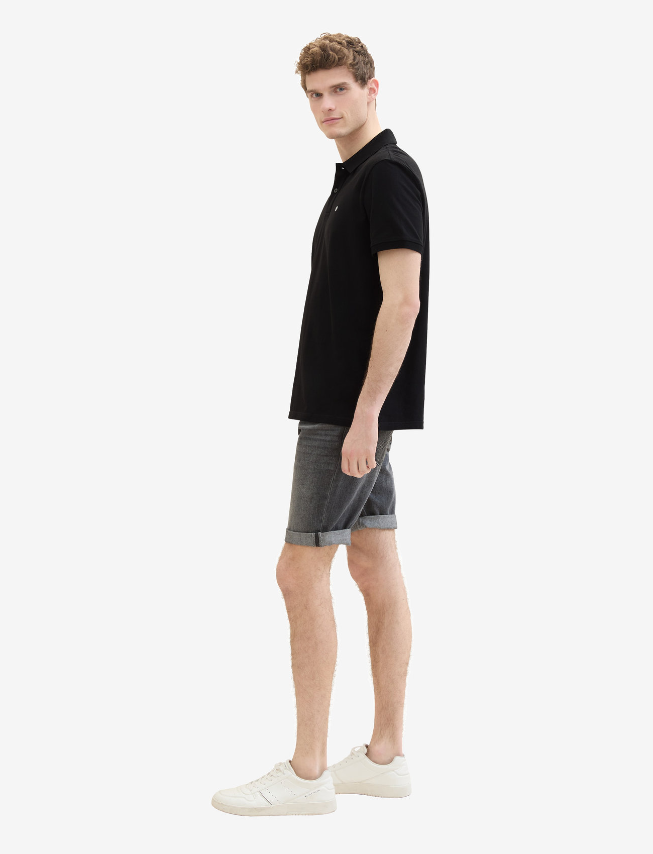 Tom Tailor - TOM TAILOR Josh shorts - used light stone grey denim - 4