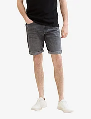 Tom Tailor - TOM TAILOR Josh shorts - najniższe ceny - used light stone grey denim - 5