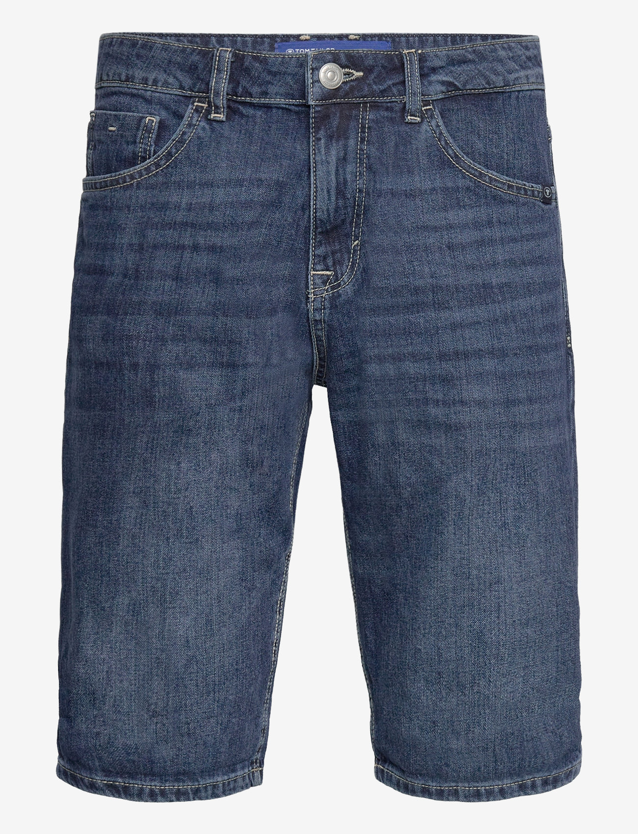 Tom Tailor - TOM TAILOR Josh shorts - mid stone wash denim - 0