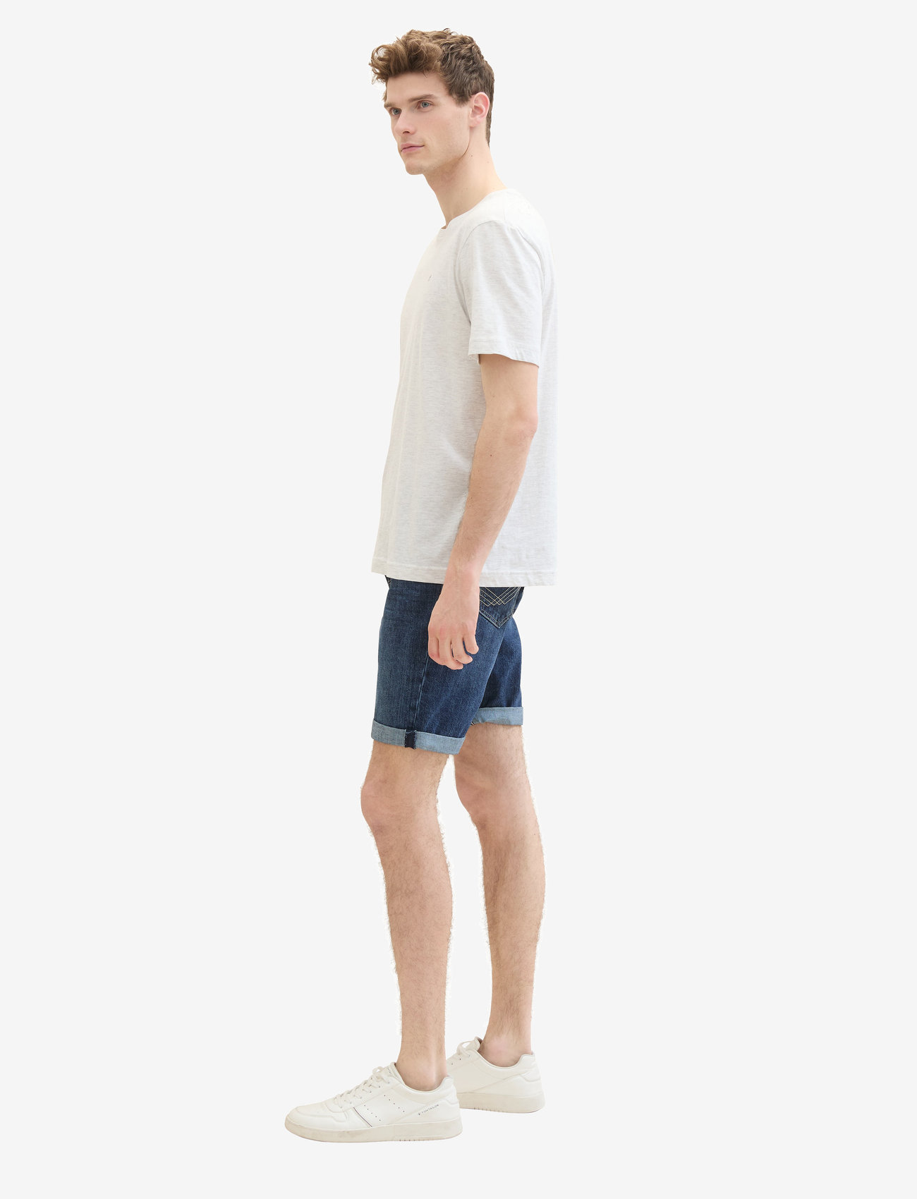 Tom Tailor - TOM TAILOR Josh shorts - mid stone wash denim - 4