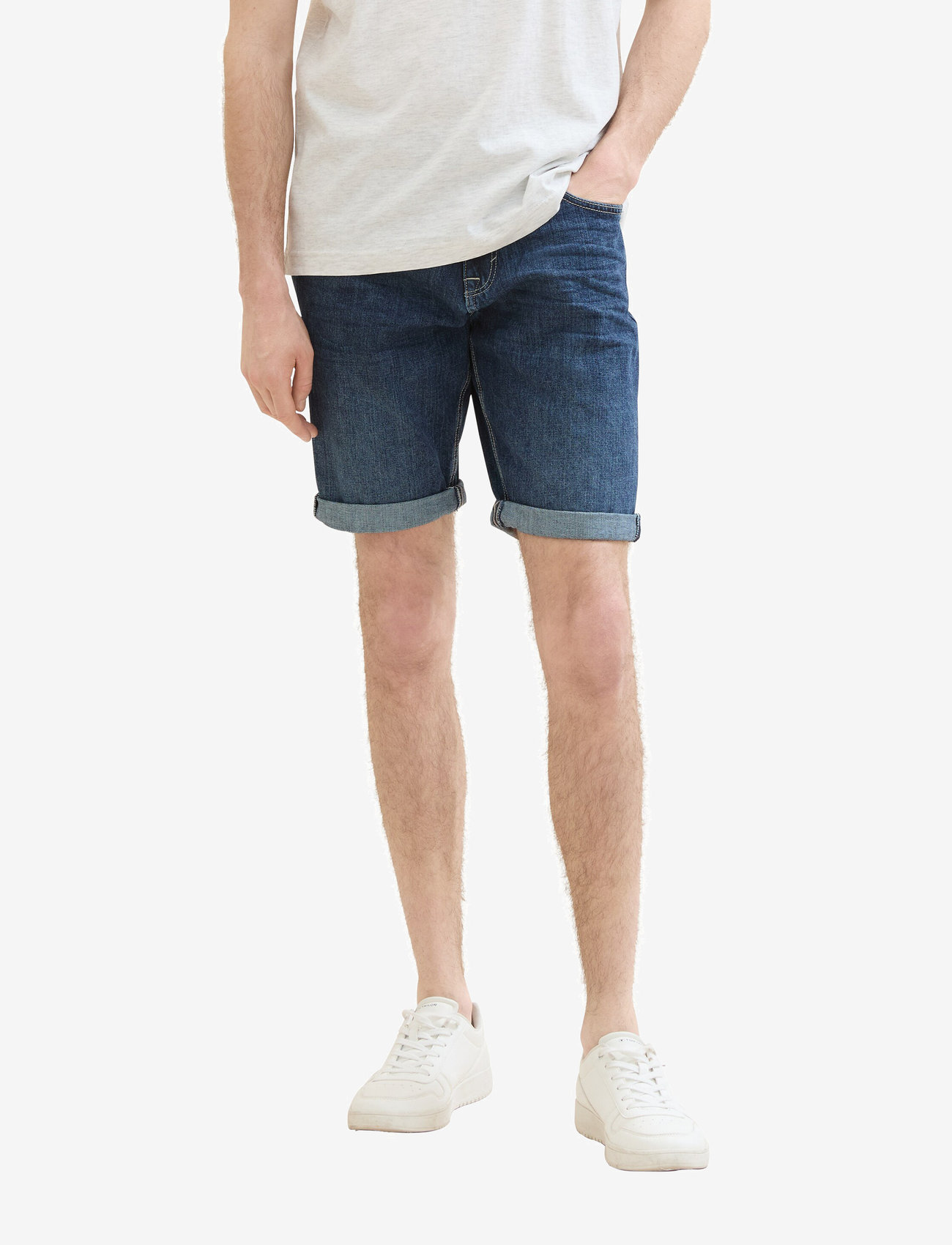 Tom Tailor - TOM TAILOR Josh shorts - mid stone wash denim - 5