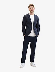 Tom Tailor - piqué blazer - dobbeltspente blazere - blue classic melange - 3
