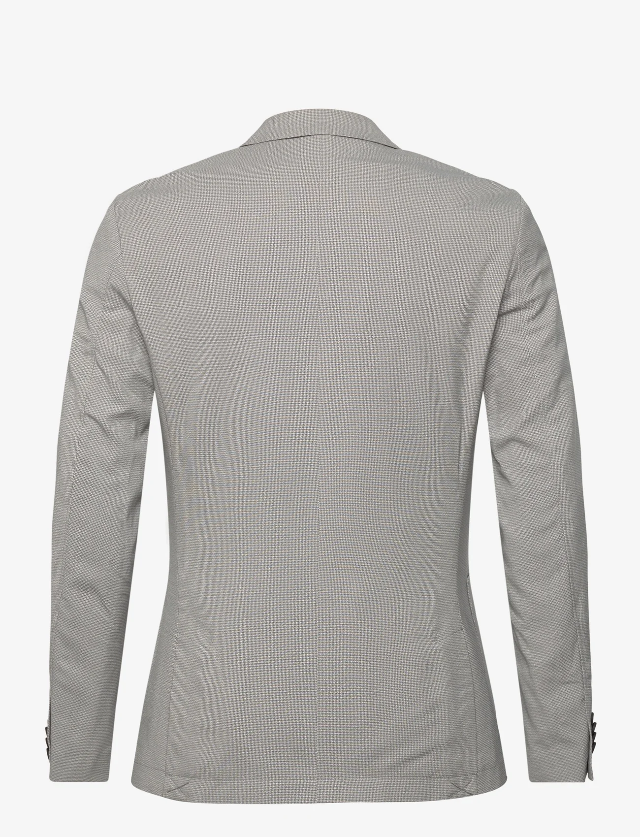 Tom Tailor - performance blazer - double breasted blazers - light grey white houndstooth - 1