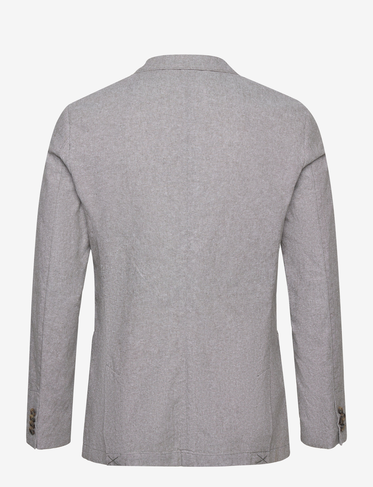 Tom Tailor - cotton linen blazer - smokey olive green chambray - 2
