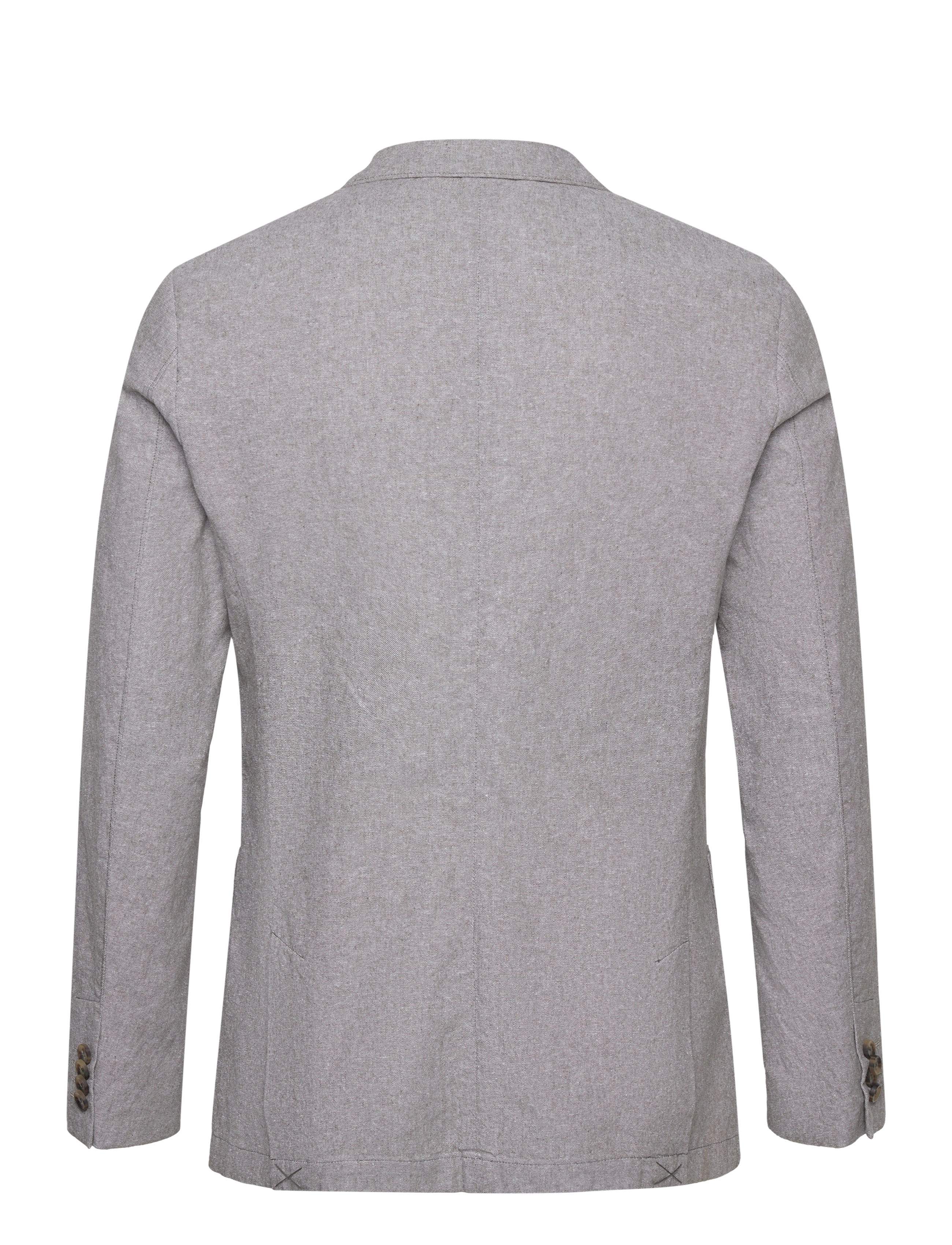 Tom Tailor - cotton linen blazer - smokey olive green chambray - 2