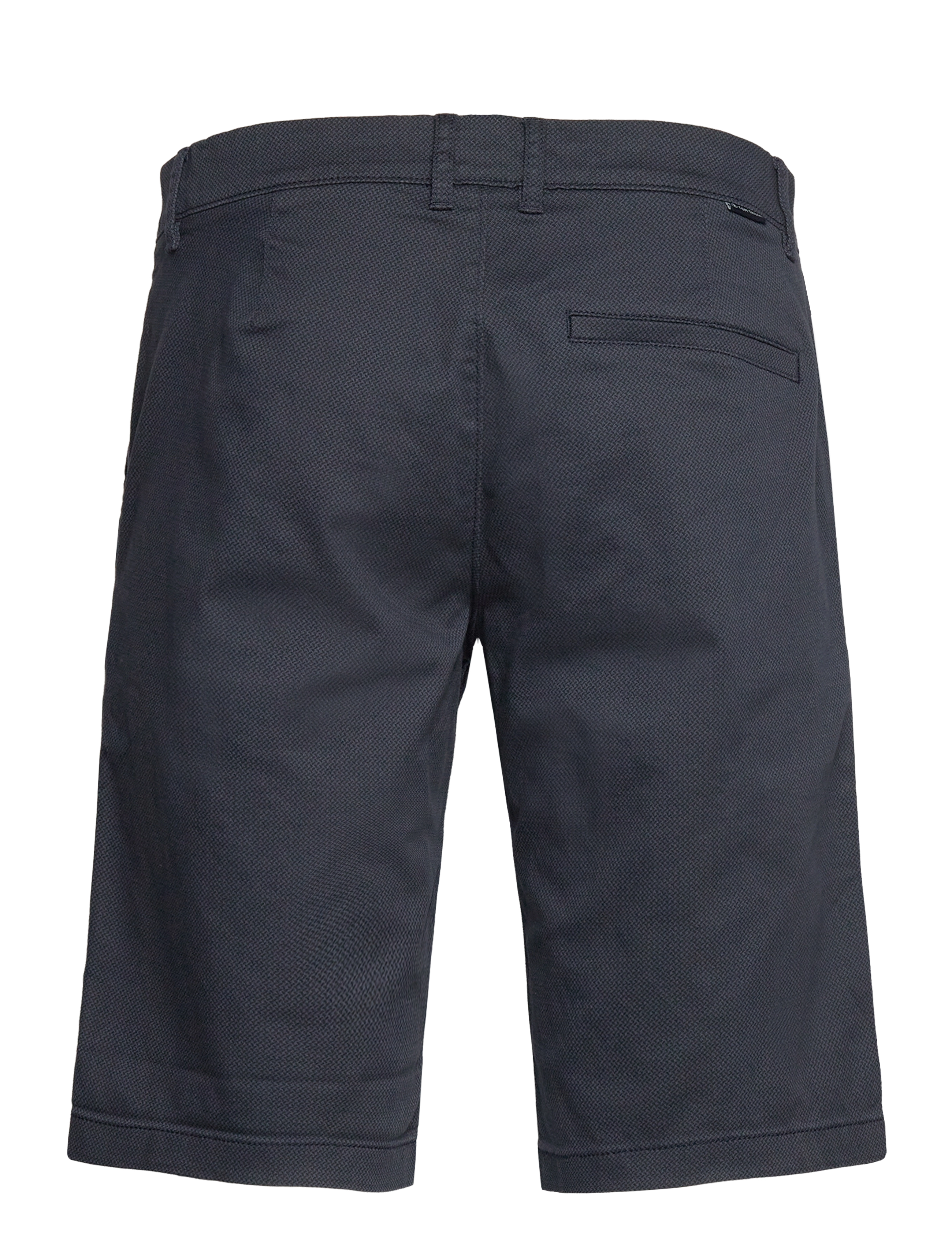 Tom Tailor - slim chino shorts - navy geometric structure - 2