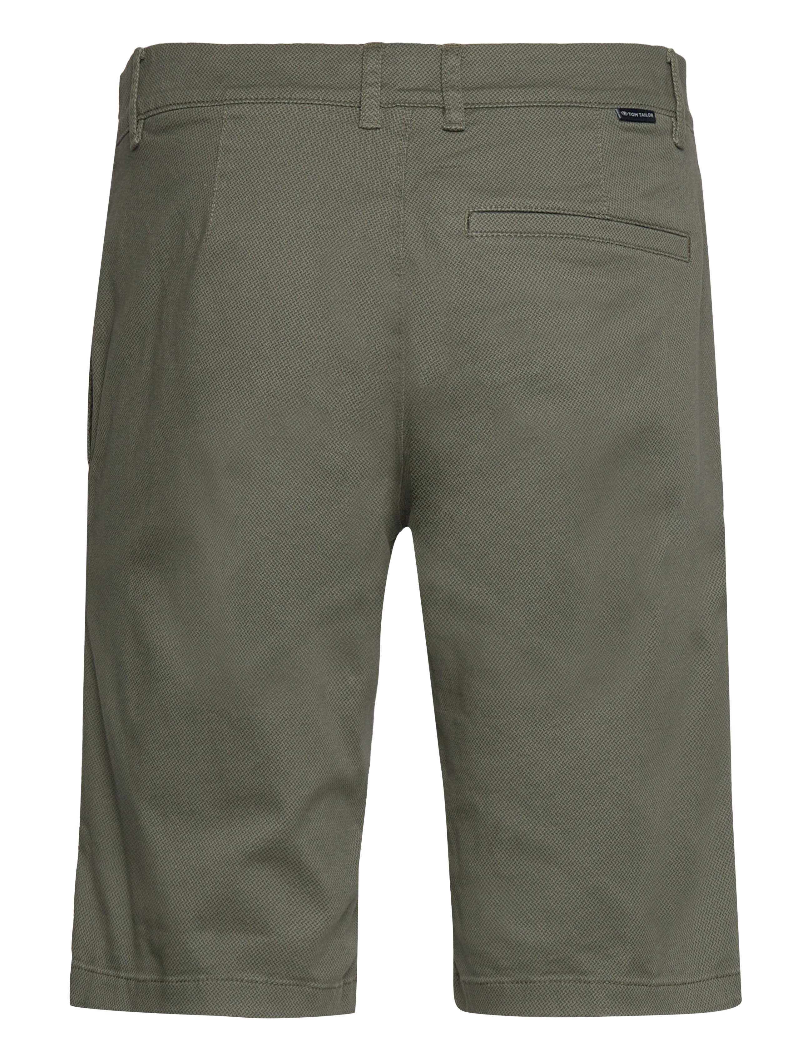 Tom Tailor - slim chino shorts - olive geometric structure - 2