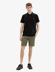 Tom Tailor - slim chino shorts - laveste priser - olive geometric structure - 2