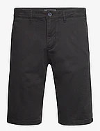 slim chino shorts - BLACK