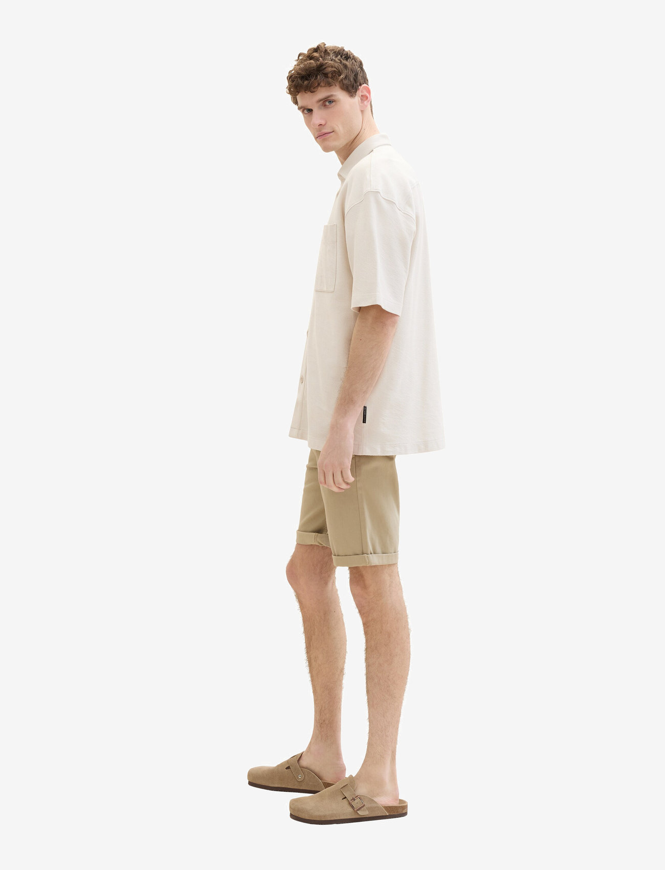 Tom Tailor - slim chino shorts - chinchilla - 4