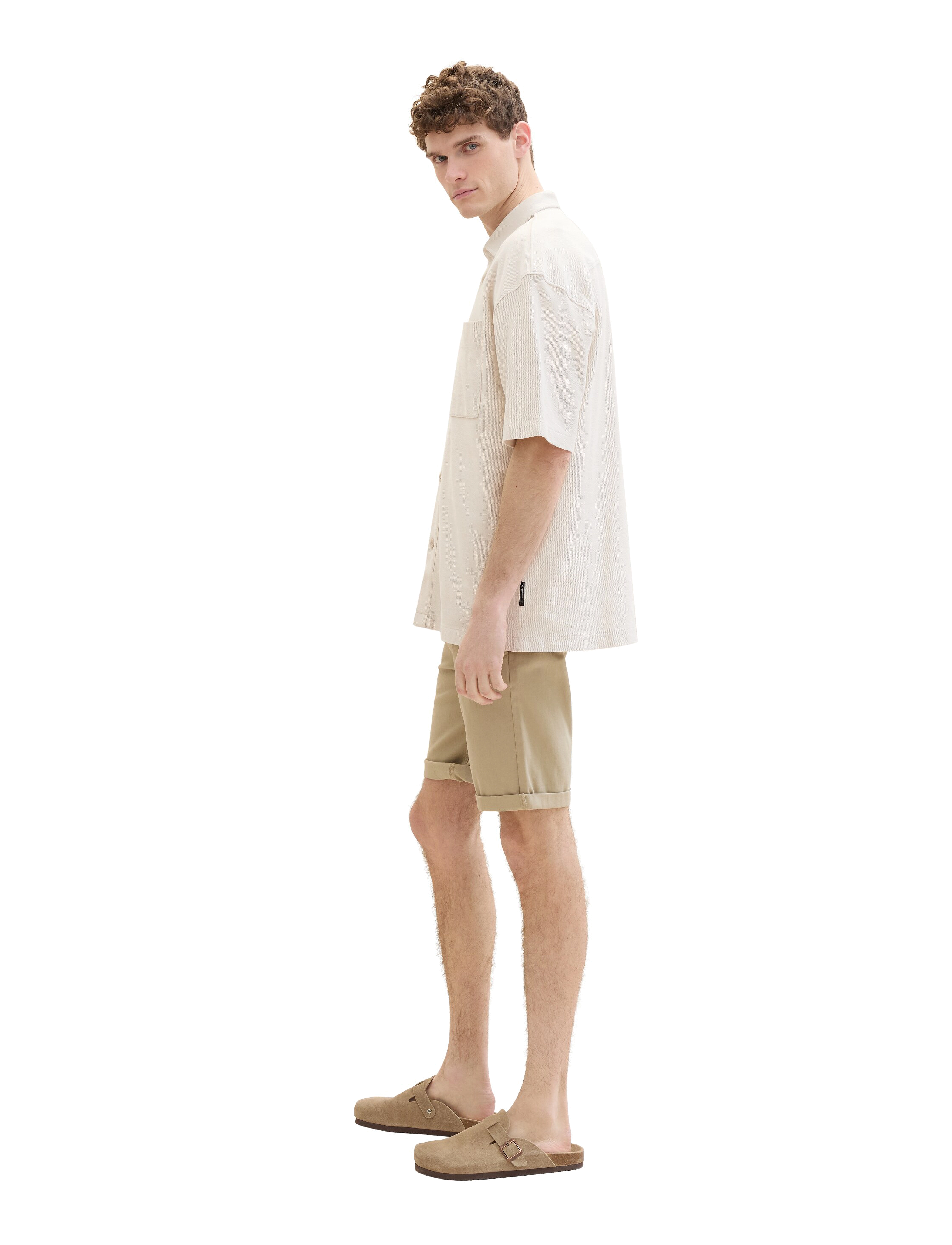 Tom Tailor - slim chino shorts - chinchilla - 4