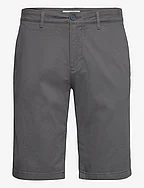 slim chino shorts - TARMAC GREY
