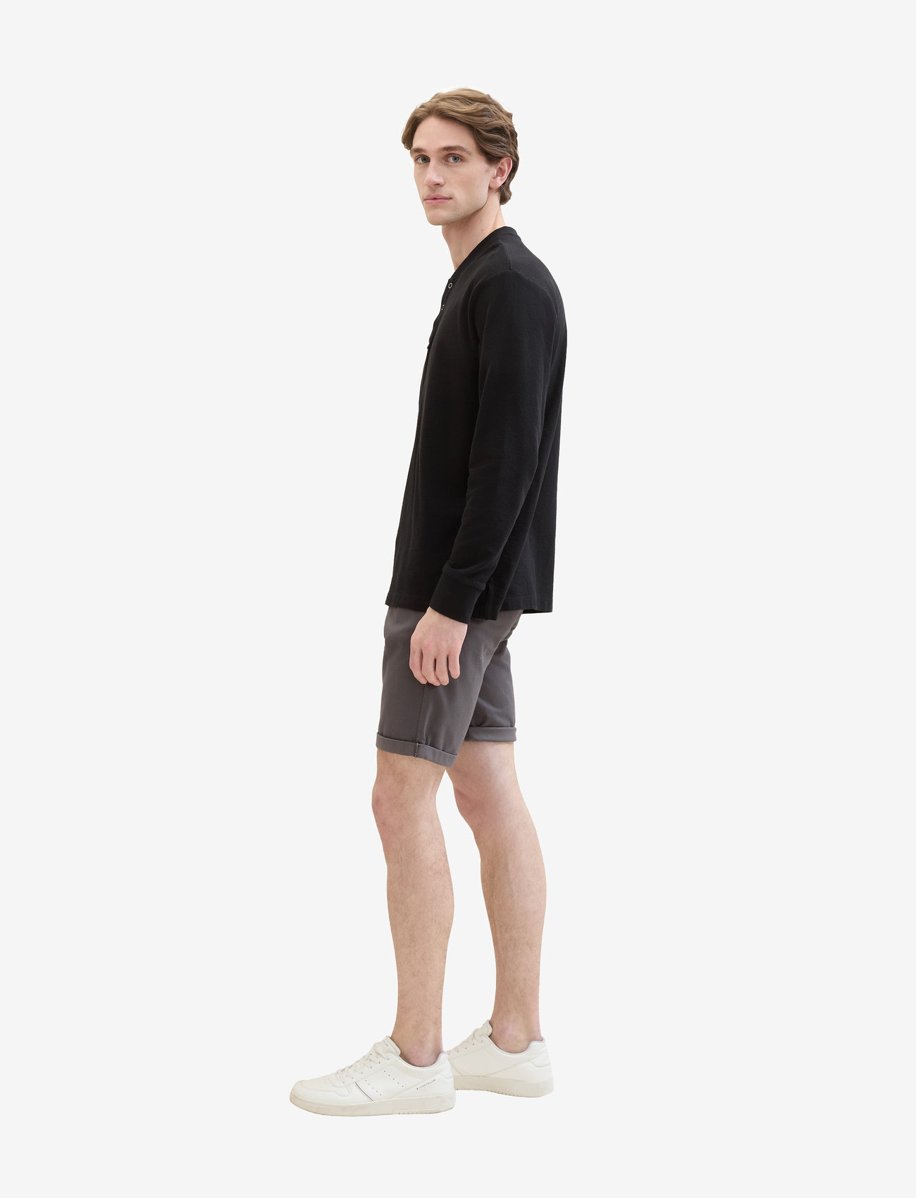 Tom Tailor - slim chino shorts - tarmac grey - 3