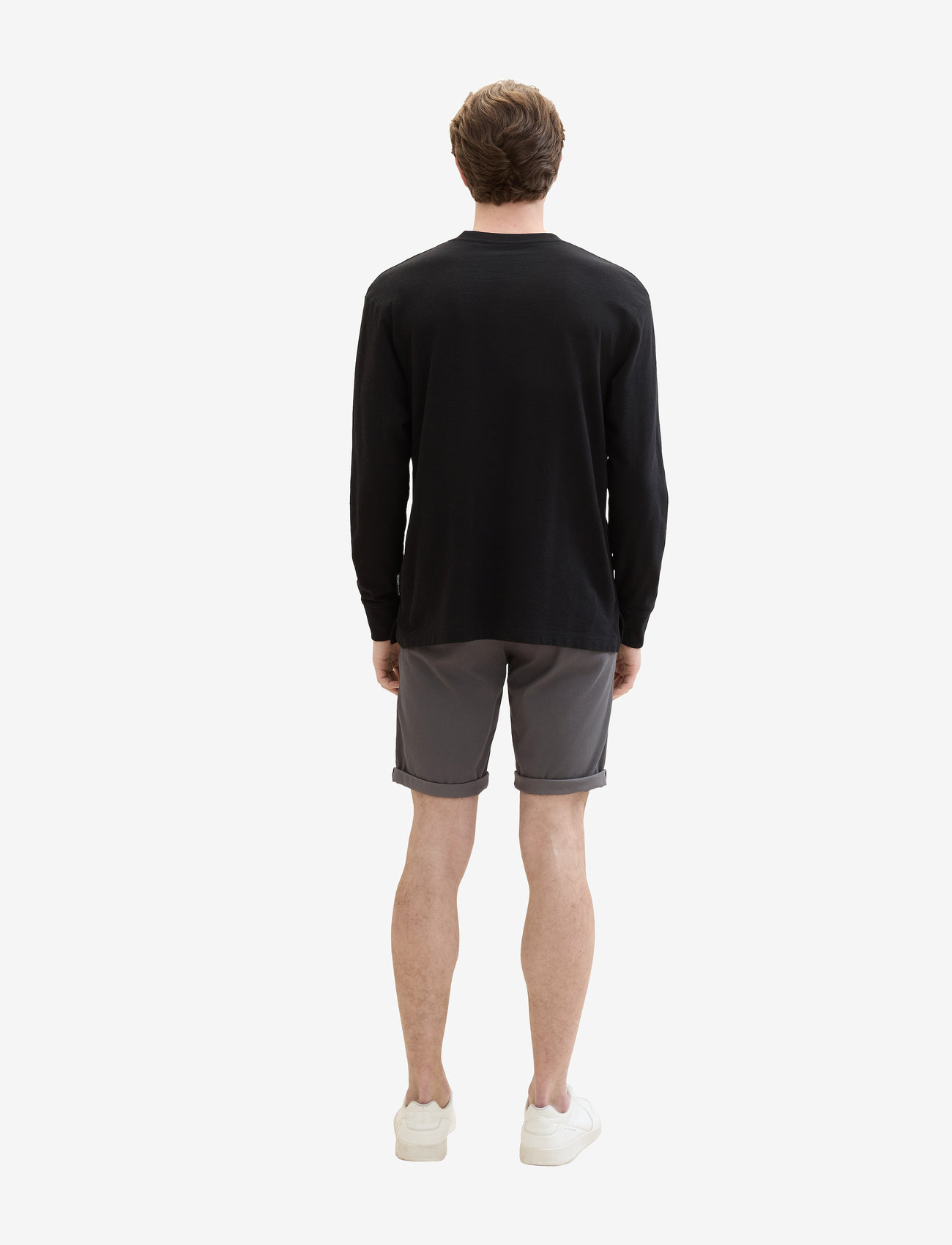 Tom Tailor - slim chino shorts - tarmac grey - 4