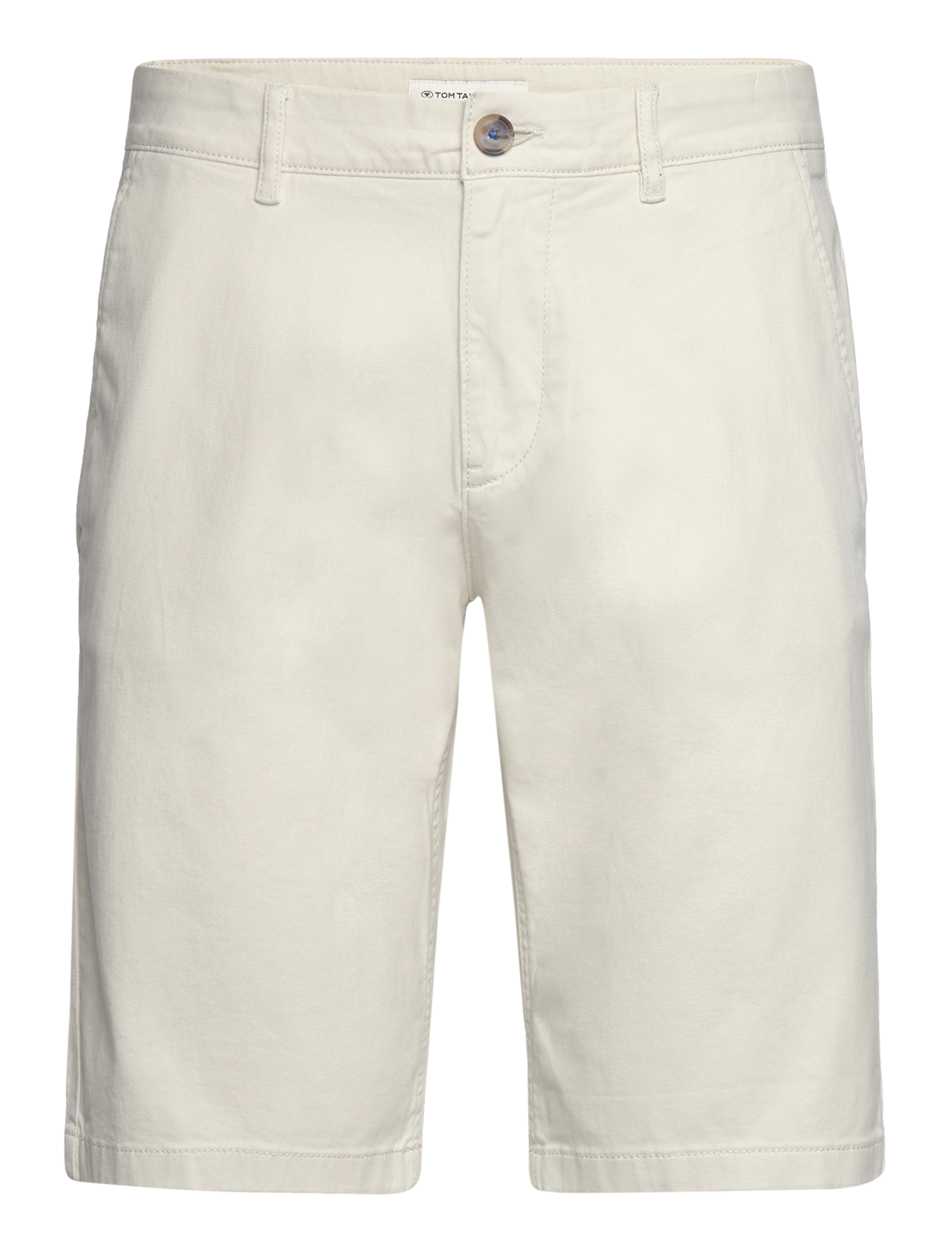 Tom Tailor - slim chino shorts - white sand - 1