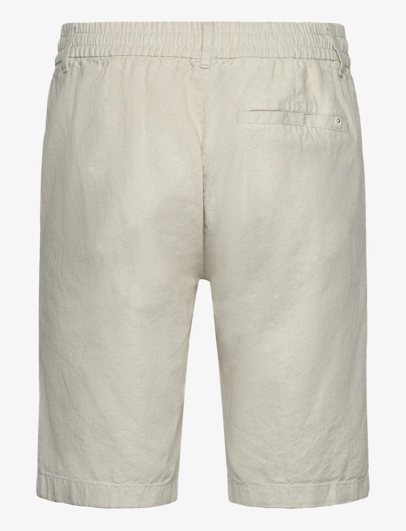 Tom Tailor - regular linen shorts - najniższe ceny - garden peat chambray - 1