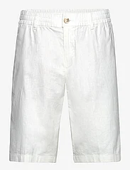 Tom Tailor - regular linen shorts - najniższe ceny - white - 0