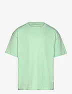 oversize printed t-shirt - PASTEL APPLE GREEN