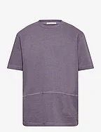garment dye t-shirt - DUSTY PURPLE