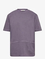 Tom Tailor - garment dye t-shirt - short-sleeved t-shirts - dusty purple - 0