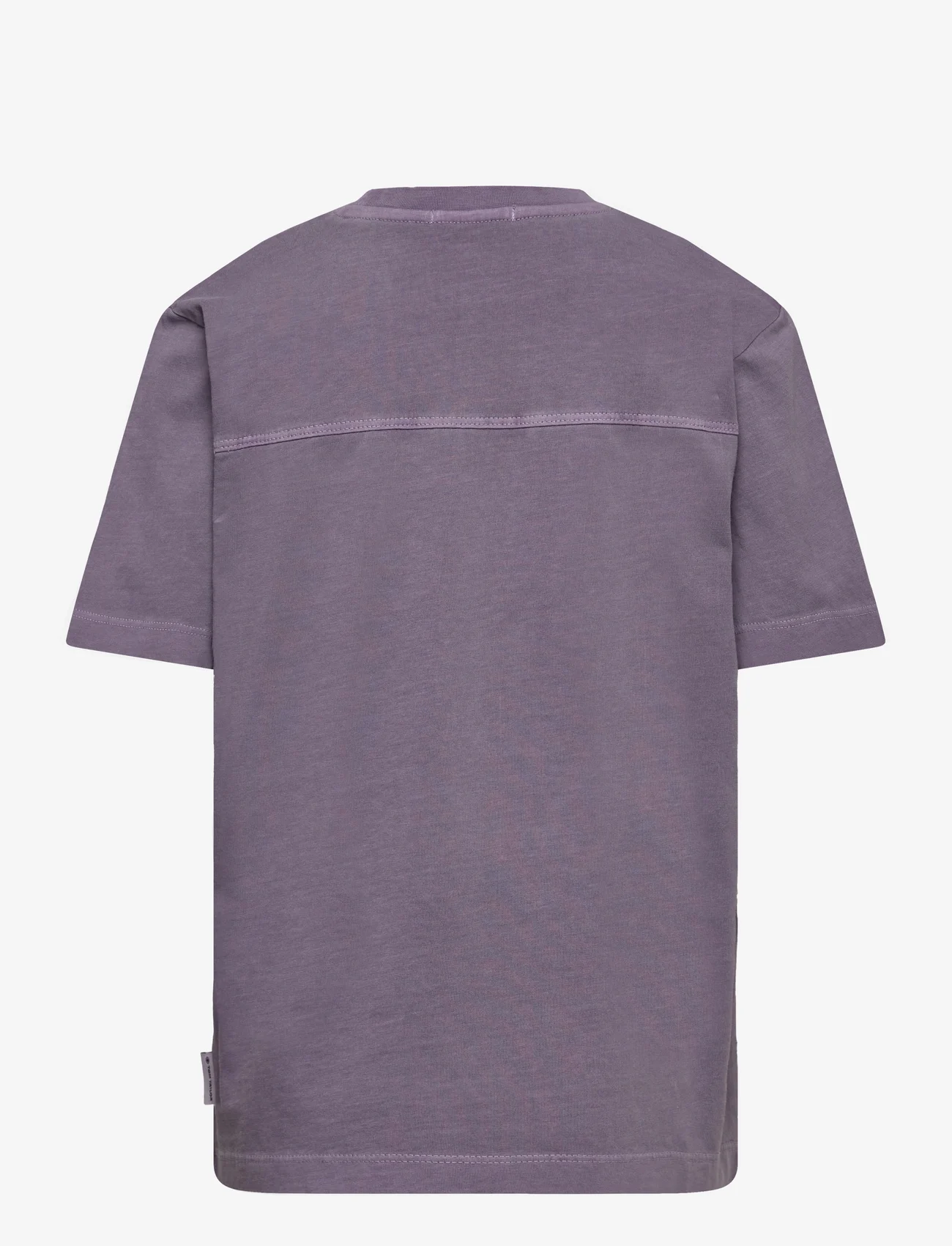 Tom Tailor - garment dye t-shirt - short-sleeved t-shirts - dusty purple - 1