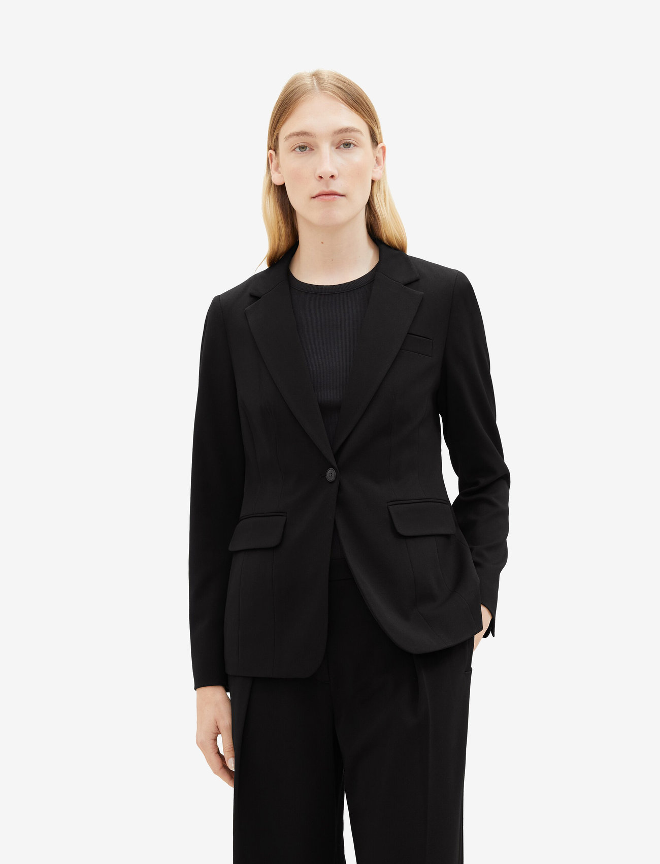 Tom Tailor - classic blazer - deep black - 4