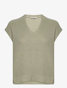 knit sleeveless v-neck, Tom Tailor