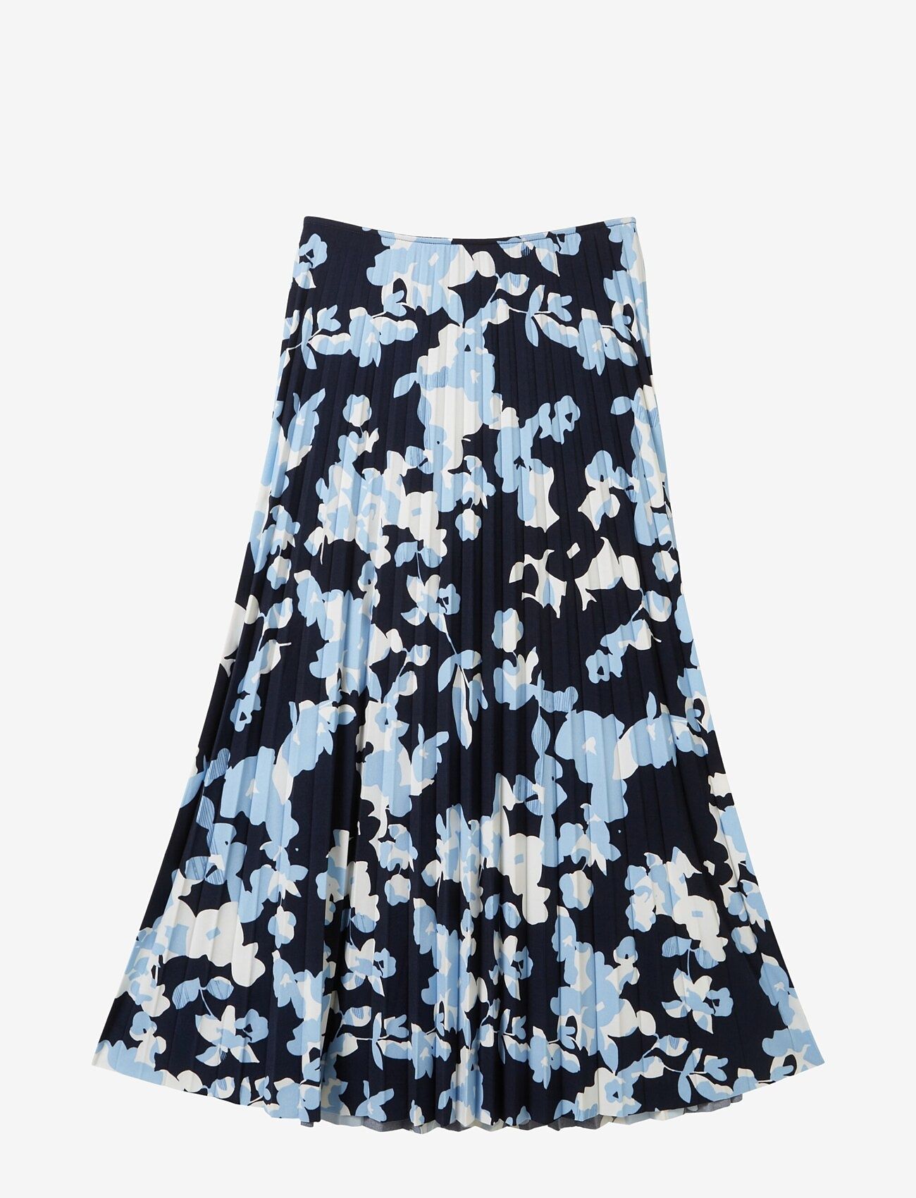 Tom Tailor - skirt plissee - blue cut floral design - 0