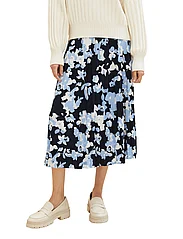 Tom Tailor - skirt plissee - pleated skirts - blue cut floral design - 2