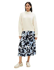 Tom Tailor - skirt plissee - pleated skirts - blue cut floral design - 6