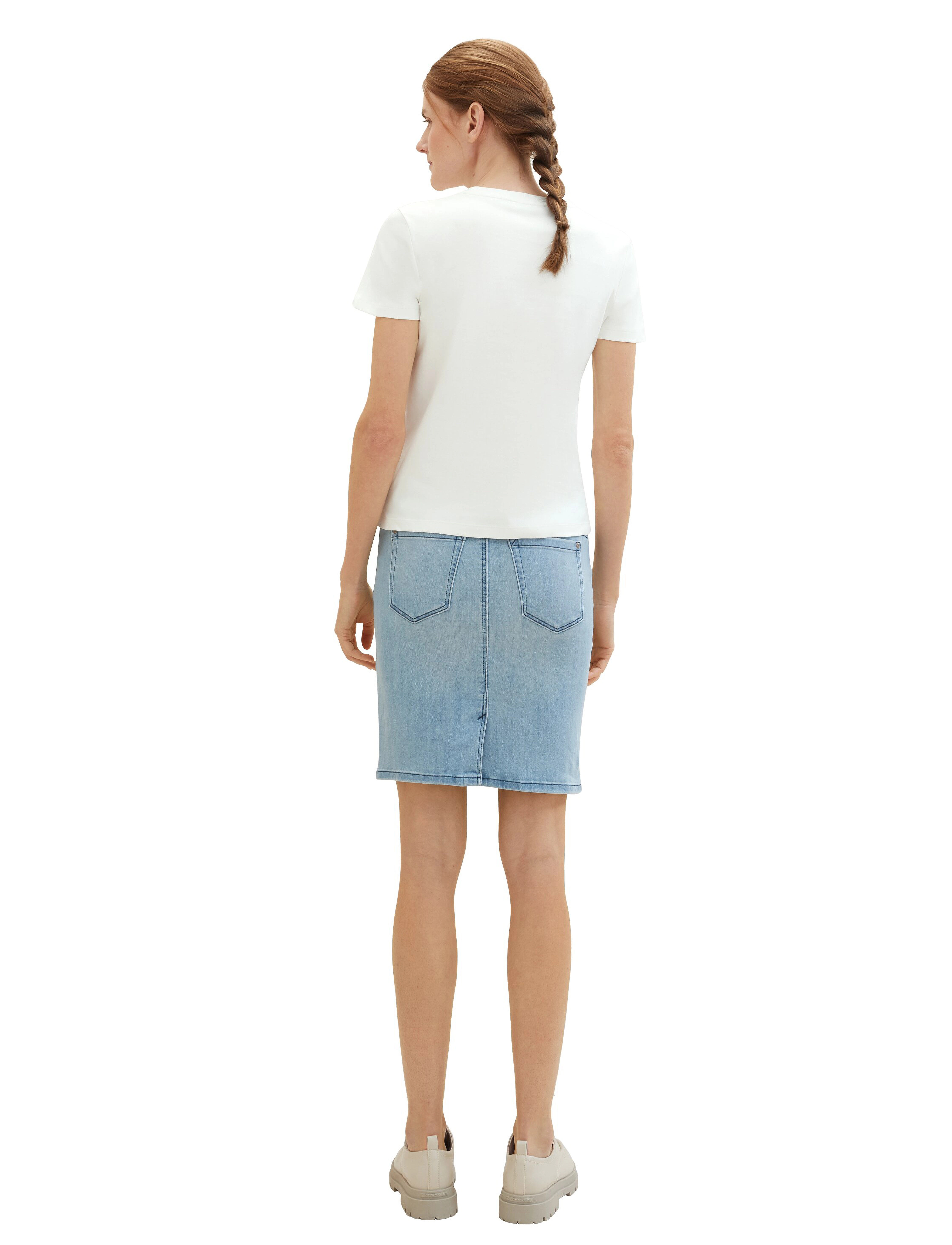 Tom Tailor - skirt light denim - light stone blue denim - 4