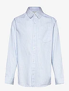 striped shirt - BLUE WHITE STRIPE