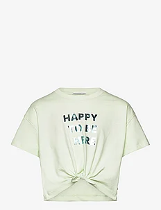 cropped knotted t-shirt, Tom Tailor