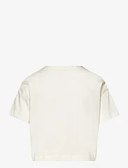 Tom Tailor - cropped knotted t-shirt - lühikeste varrukatega t-särgid - wool white - 1