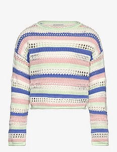 cropped striped pullover, Tom Tailor