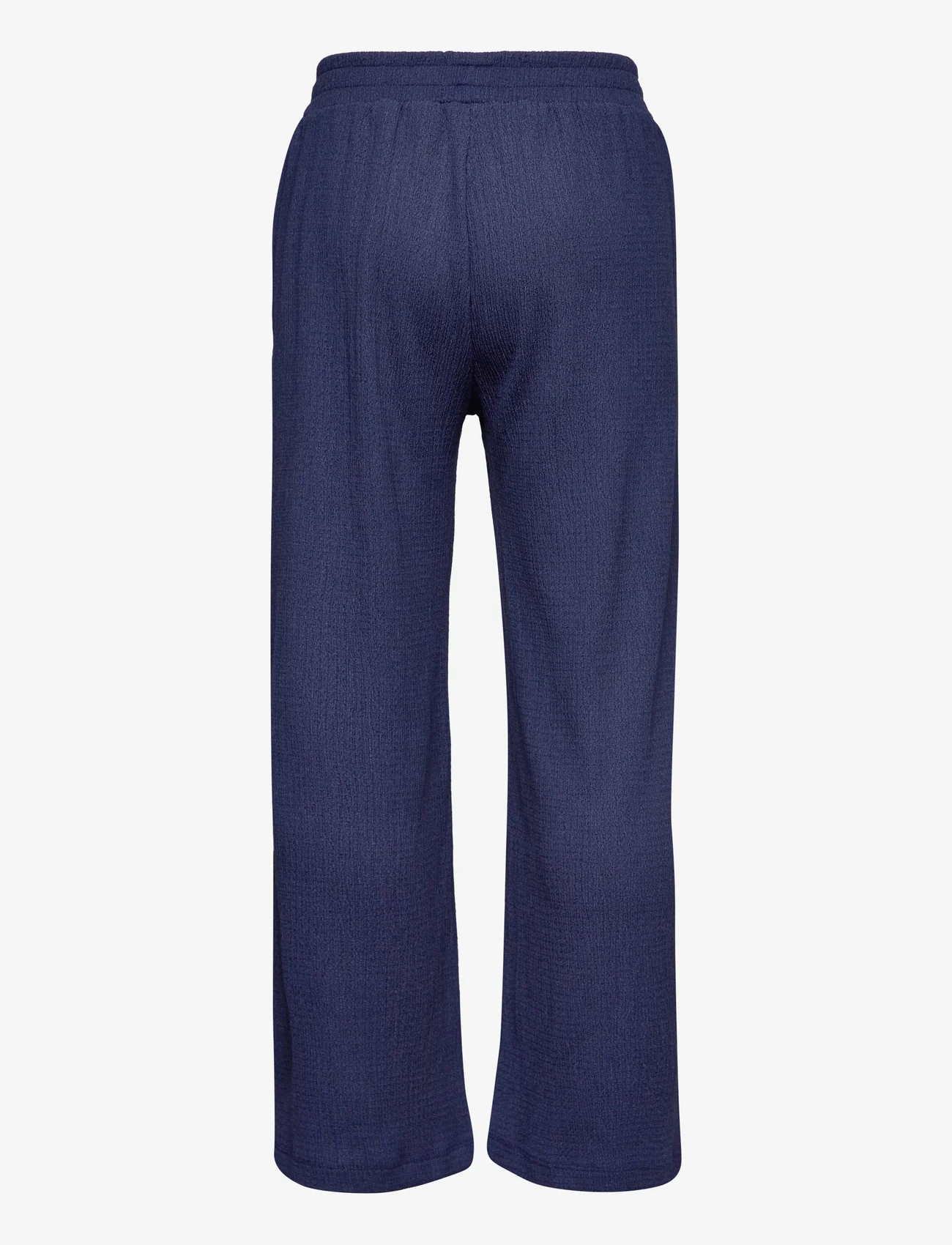 Tom Tailor - wide leg pants - mažiausios kainos - dark blueberry - 1