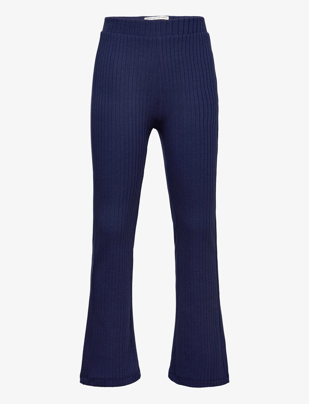 Tom Tailor - flared rib leggings - spodnie - dark blueberry - 0