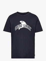 Tom Tailor - printed t-shirt - lühikeste varrukatega t-särgid - sky captain blue - 0