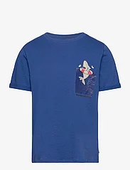 Tom Tailor - printed t-shirt - marškinėliai trumpomis rankovėmis - soft sapphire blue - 0