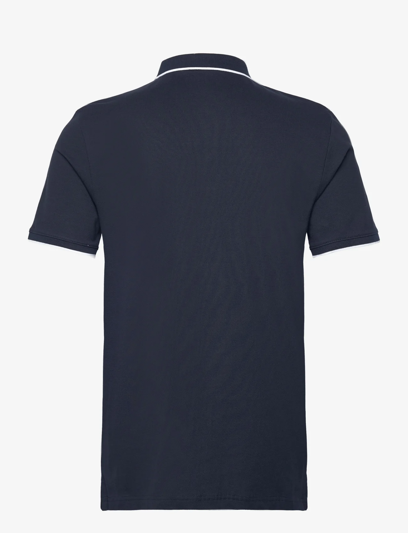 Tom Tailor - polo with tipping - de laveste prisene - navy - 1
