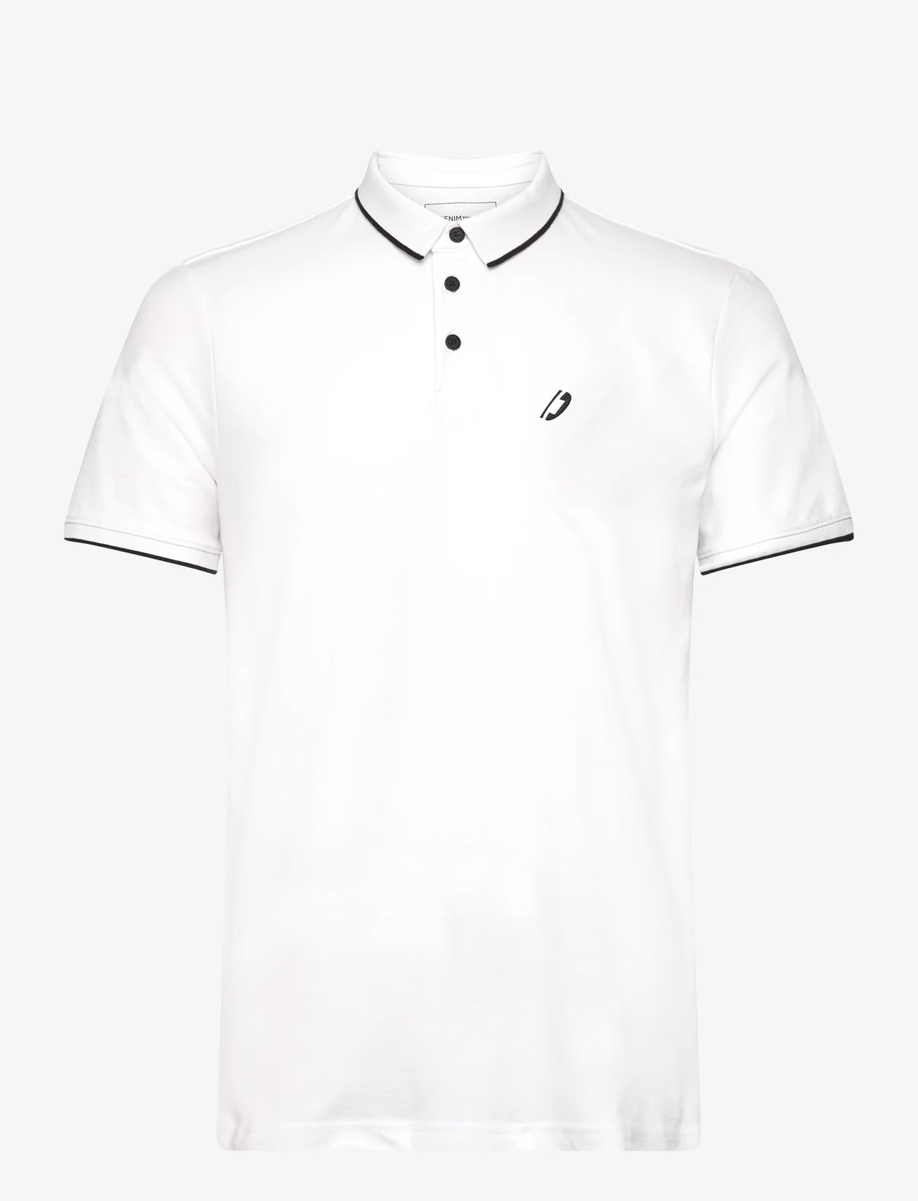 Tom Tailor - polo with tipping - alhaisimmat hinnat - white - 0