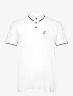polo with tipping - WHITE