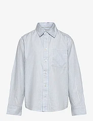 Tom Tailor - striped shirt - langermede skjorter - blue white stripe - 0
