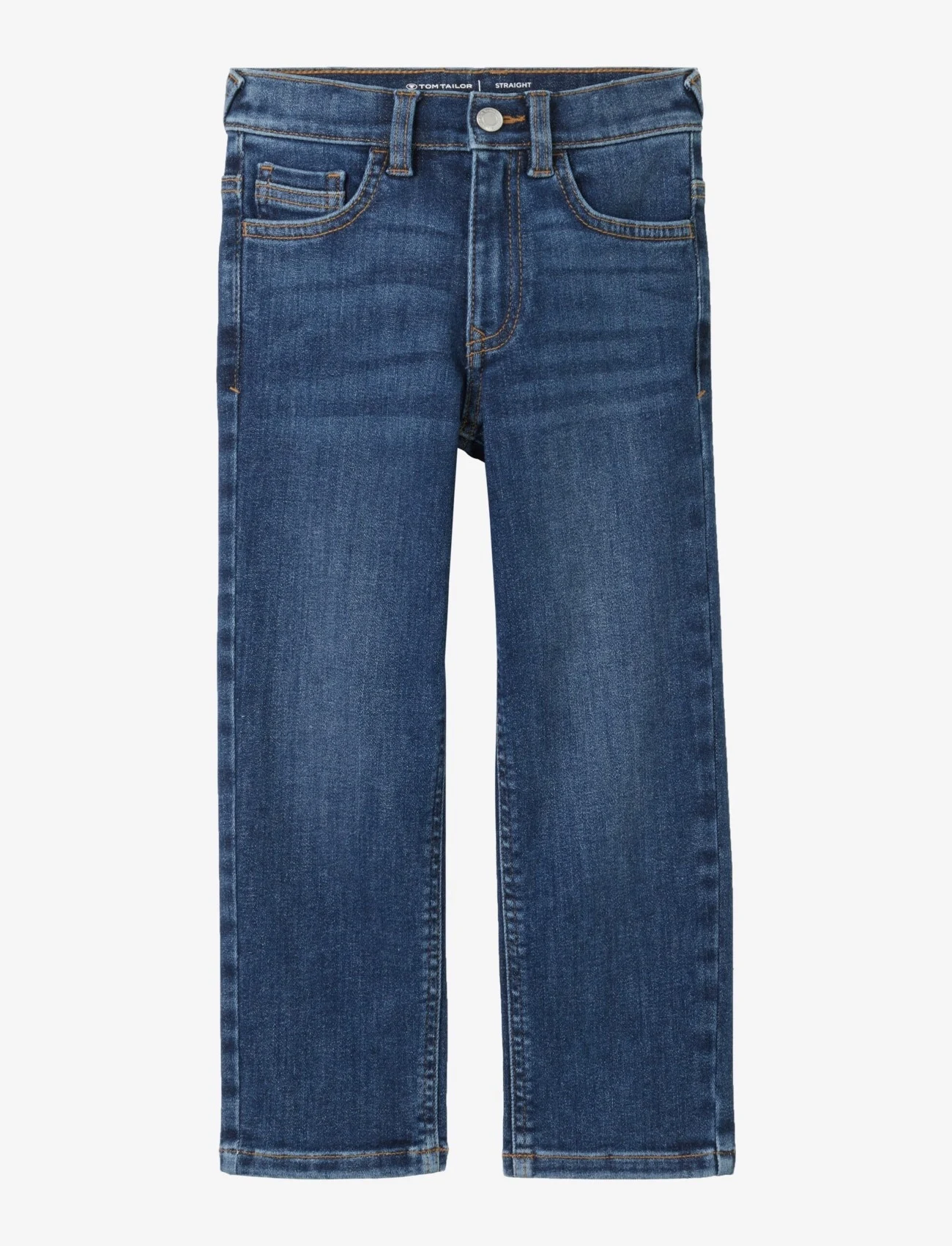 Tom Tailor - straight denim pants - tavalised teksad - clean mid stone blue denim - 0