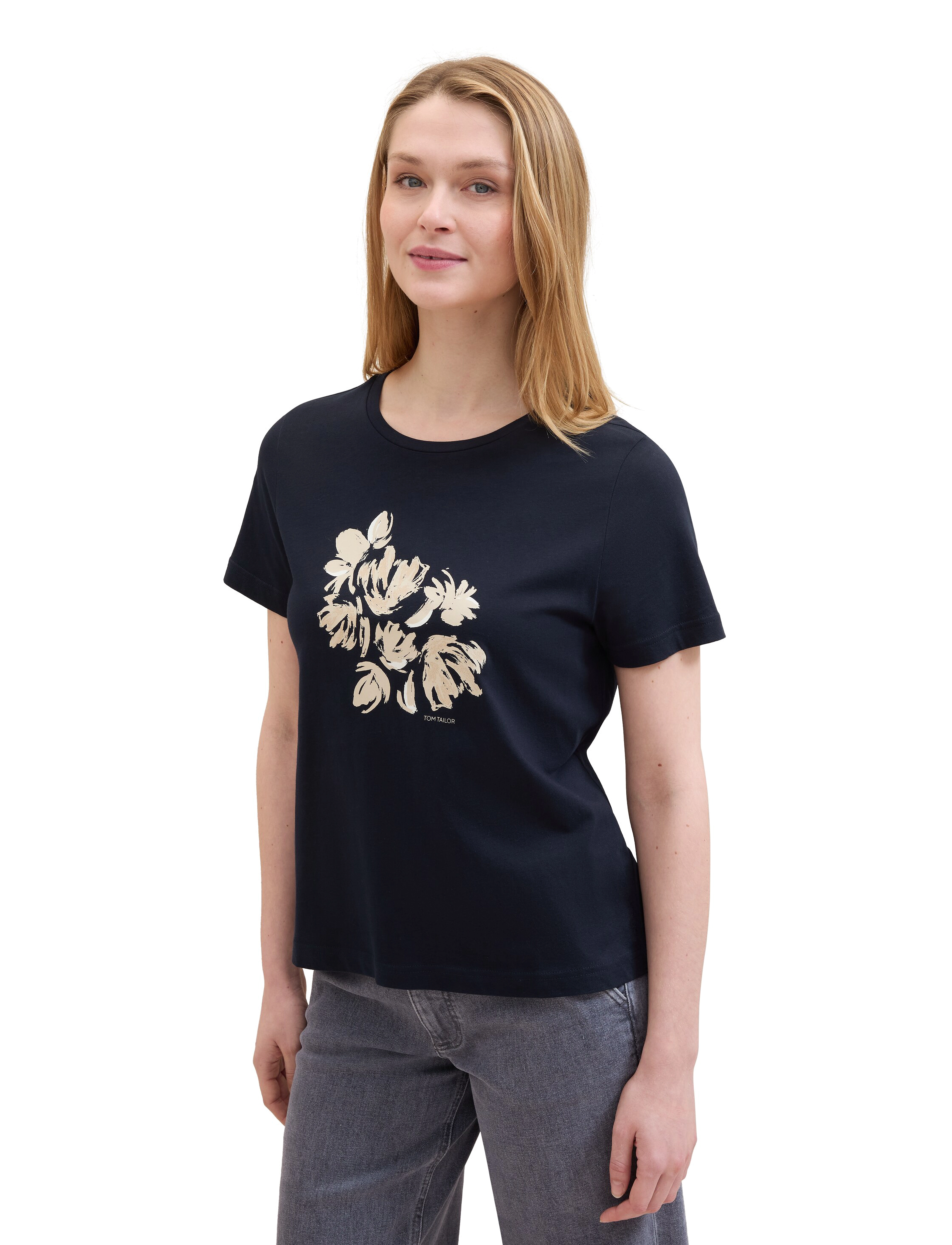 Tom Tailor - T-shirt crew neck print - sailor blue - 0