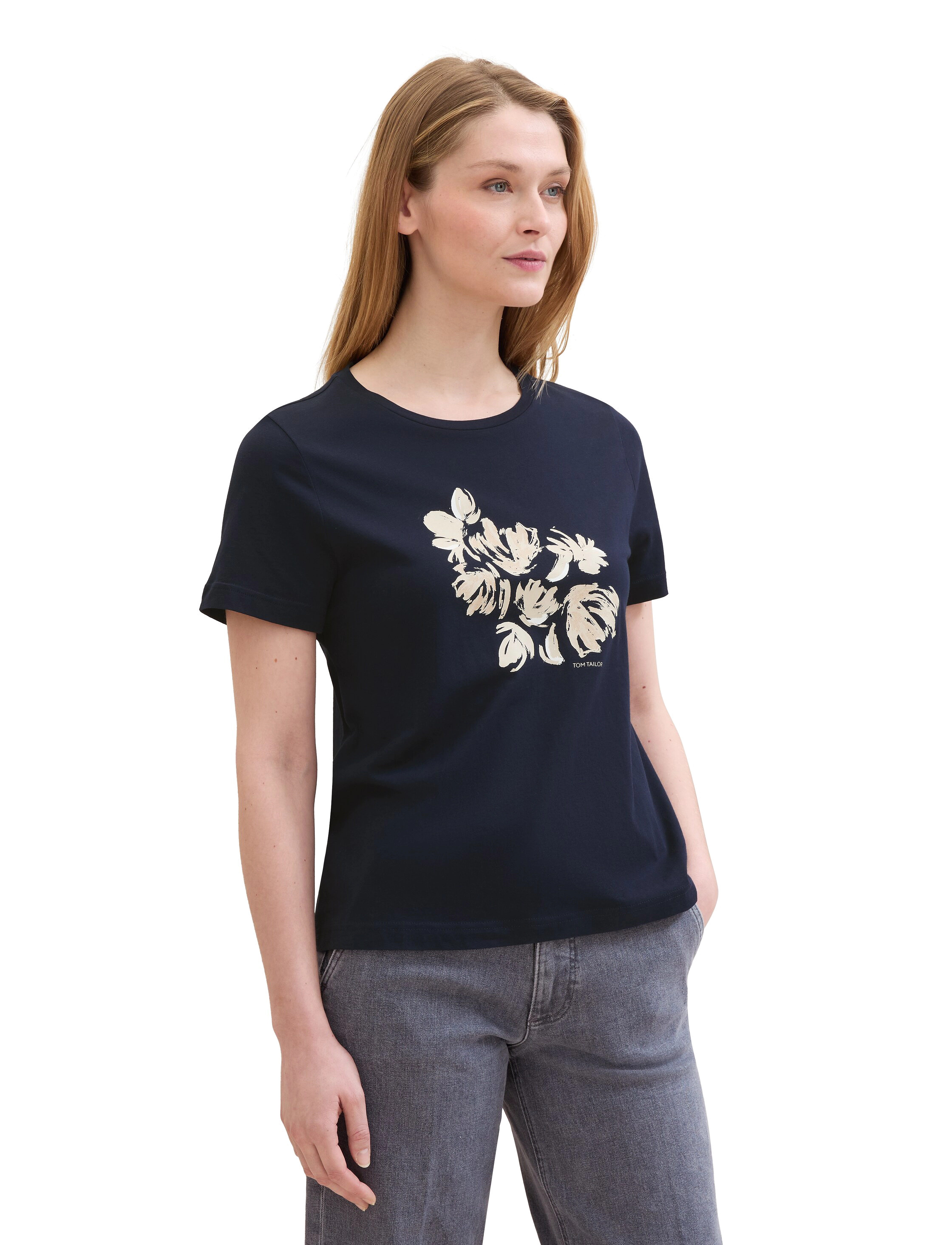 Tom Tailor - T-shirt crew neck print - sailor blue - 4