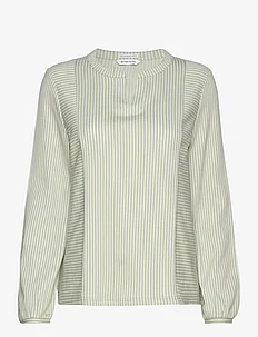 T-shirt blouse vertical stripe, Tom Tailor