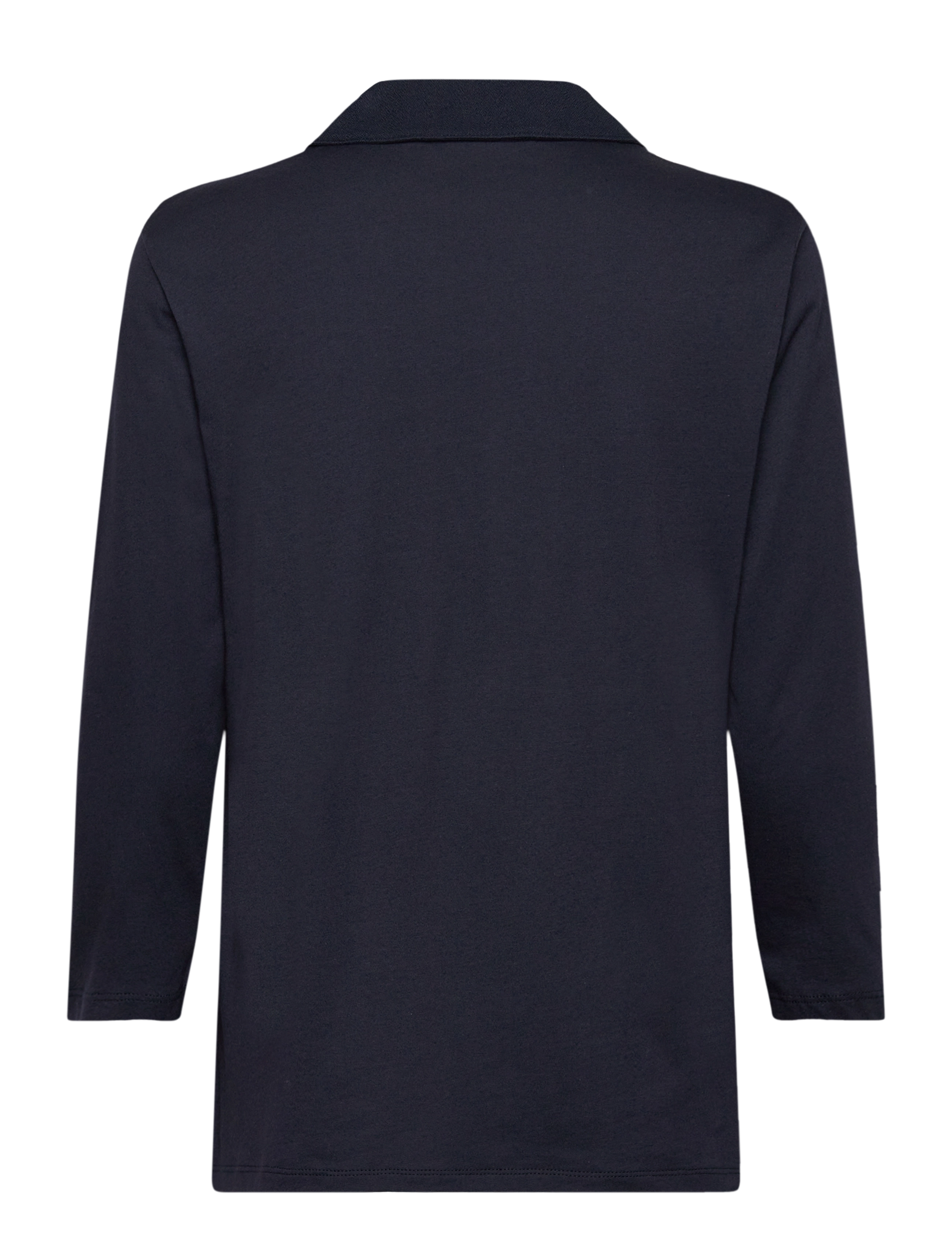 Tom Tailor - T-shirt fabric mix w collar - sky captain blue - 2