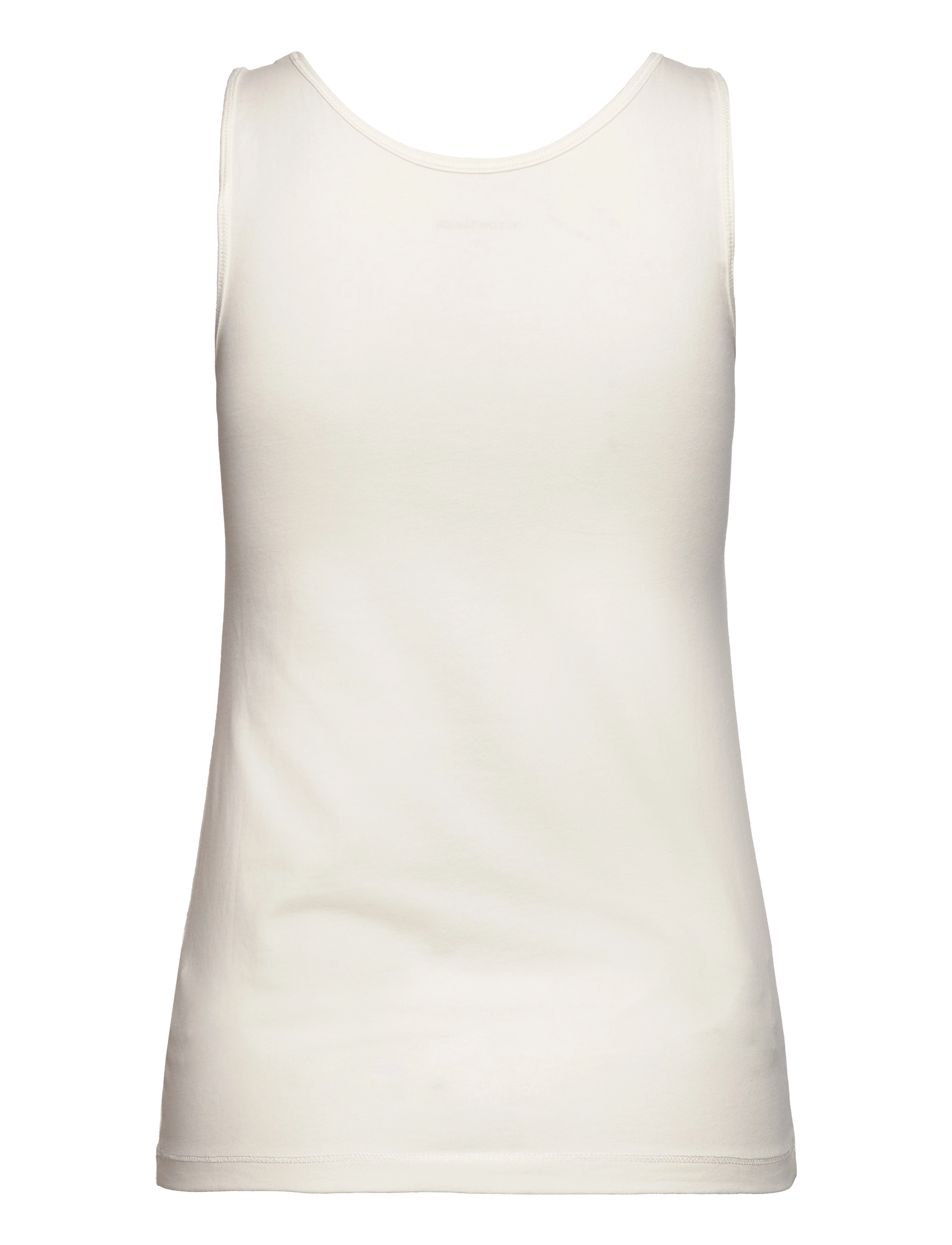 Tom Tailor - T-shirt top wide crew neck - whisper white - 1