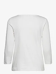 Tom Tailor - T-shirt carré neck - de laveste prisene - whisper white - 1